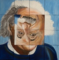 Anerkendt portrætmaler bedste portrætmaler Peter Bøgelund portrætkunst portrætmaling portrættegning Albert Einstein