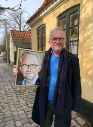 Anerkendt portrætmaler bedste portrætmaler Peter Bøgelund portrætkunst portrætmaling portrættegning Jesper Theilgaard