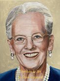 Danmarks bedste portrætmaler anerkendt portrætmaler Peter Bøgelund borgmesterportræt portrættegning Dragør Dronning Margrethe