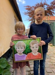 Danmarks bedste portrætmaler Peter Bøgelund billedkunst portrætkunst portrætmaling billedkunstner kunstmaler portrætmaleri portrætbestilling malet portræt Portrætlighed