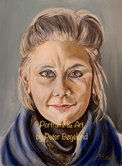 Danmarks bedste portrætmaler anerkendt portrætmaler Peter Bøgelund borgmesterportræt portrættegning Dragør Puk Damsgaard