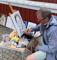 Anerkendt portrætmaler bedste portrætmaler Peter Bøgelund portrætkunst portrætmaling portrættegning video