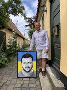 Anerkendt portrætmaler bedste portrætmaler Peter Bøgelund portrætkunst portrætmaling Zelenskyj Ukraine